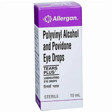 polyvinyl alcohol povidone eye drops